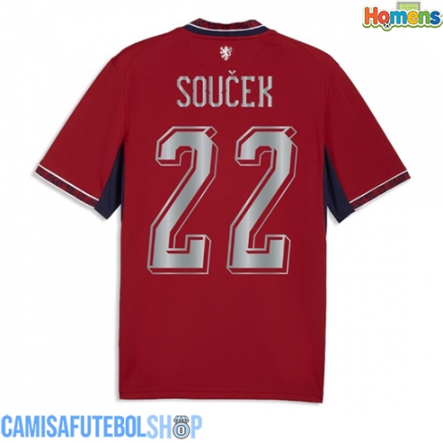 Camisa de time de futebol República Checa Tomas Soucek #22 Replicas 1º Equipamento Mundo 2026 Manga Curta